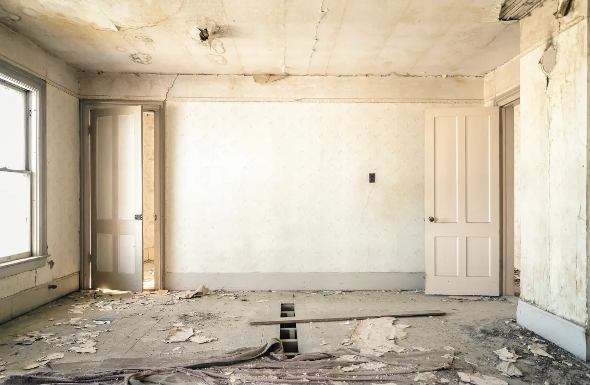 Waste disposal crew managing a cleanout project in Bethany